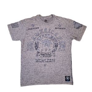 American Fighter Men's Gray Premium Athletic‎ MMA Training T-Shirt Large